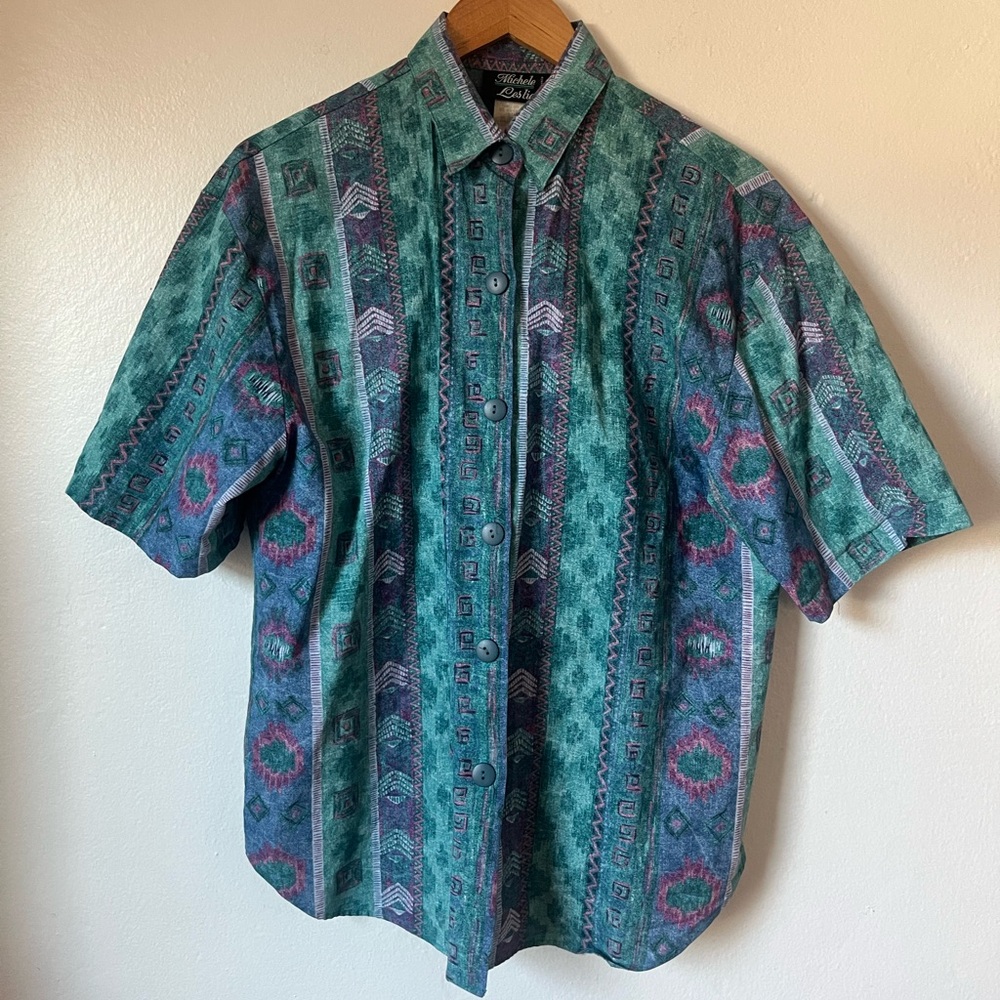 Southwestern Michelle Leslie Button-up
